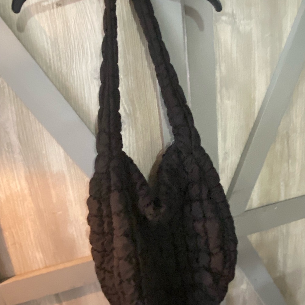 Black Quilted Women's Bag